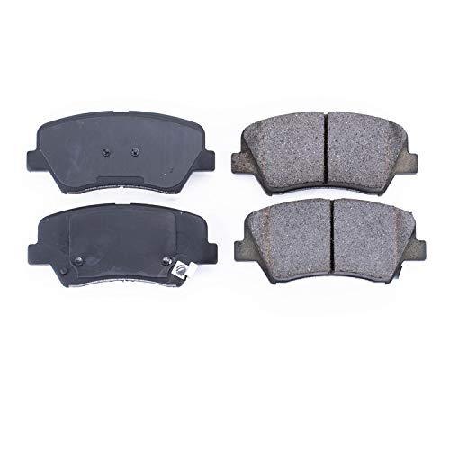 Power Stop Z16 Rear Ceramic Brake Pads, Model 16-1543, Low Dust Formula, OE Brake Pads - Car & SUV For Elantra, Elantra Coupe, Elantra GT, Veloster, Forte, Forte Koup, Forte5 [Model Specific]