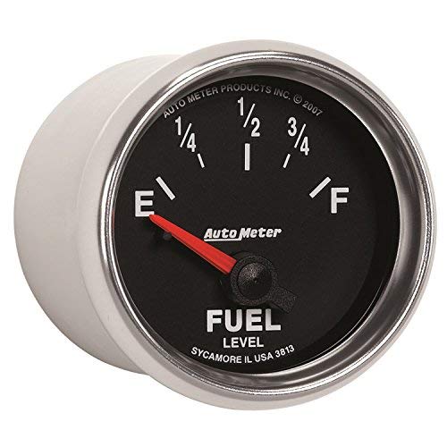 Auto Meter 2-1/16" 0-90 Ohms Short Sweep Electric Fuel Level Gauge for GM 3813