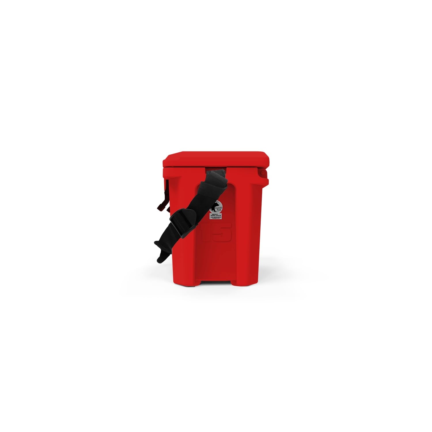 15 Cooler Grizzly | 15 qt Ice Chest Durable Rotomolded Insulated | Made in USA | Warranty for Life | For Beach Boat Camping Fishing Hunting | G15 | Red