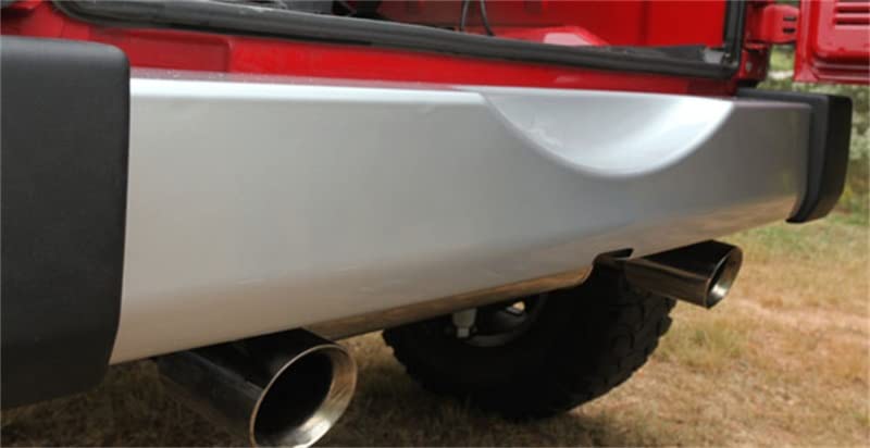 12040.09 | Omix | Rear Bumper Applique, Silver | OE Reference: 1ML22WS2AA | Fits 2007-2018 Jeep Wrangler JK