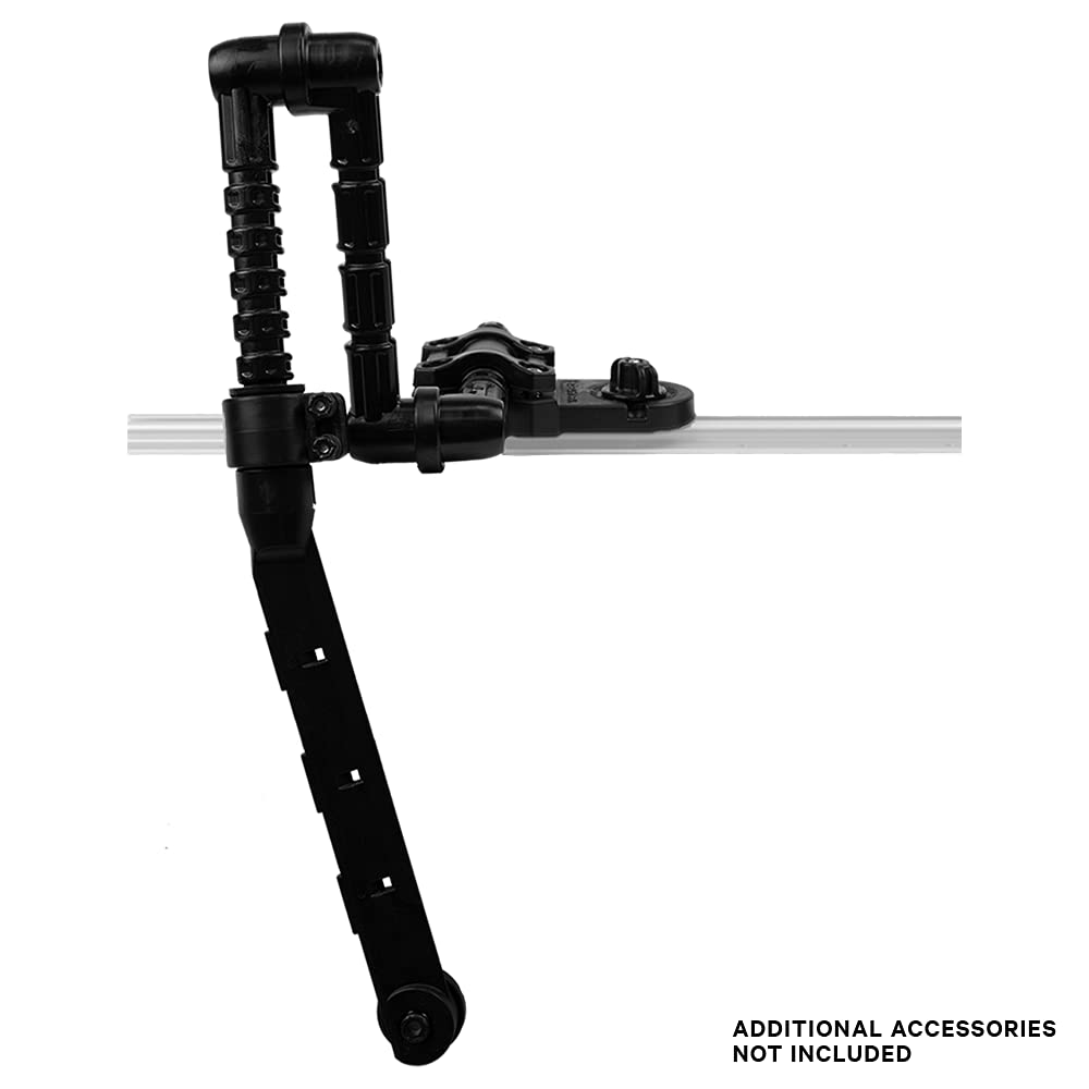Switchblade YakAttack Transducer Mount | Track Mount Fish Finder Arm for Kayaks | 25.75" Adjustable Deployment Arm | Low Profile & Hydrodynamic | Built for Saltwater Use | Made in USA