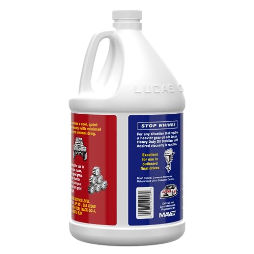 Lucas Oil 10046 Heavy Duty Gear Oil SAE 80W-90 - 1 Gallon