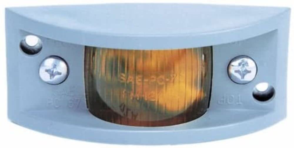 M122A Peterson Incandescent Marker/Clearance, Pc, Rectangular, Armored, 4.88"X2"