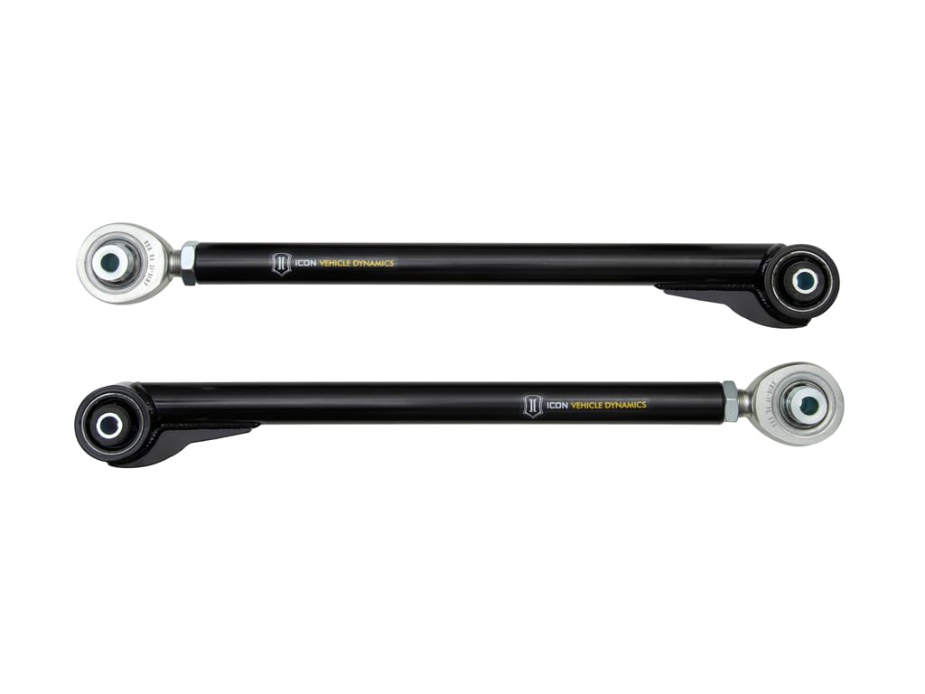 Adjustable ICON Rear Tubular Lower Link Kit, Compatible with 2020-Up Jeep JT Gladiator, 22063T