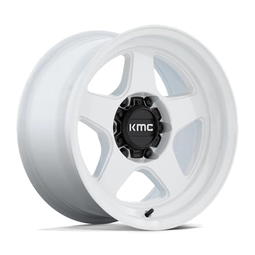 KMC Wheels 17X8.5 LOBO 6X5.54.36 -10mm GLOSS WHITE - KM728WX17856810N