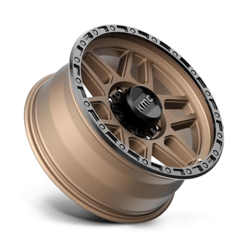 KMC KM544 8X6.5 17X9 M-BRZ BLK LP -12MM - KM54479080612N