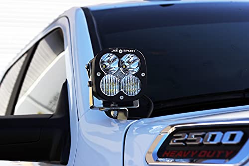 Baja Designs A-Pillar Light Kit XL Sport LED for Dodge Ram 2500/3500 2019-22 Truck (Driving/Combo; Clear)