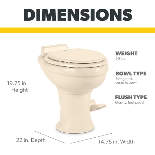 Bone Dometic 320 Series Standard Height Toilet