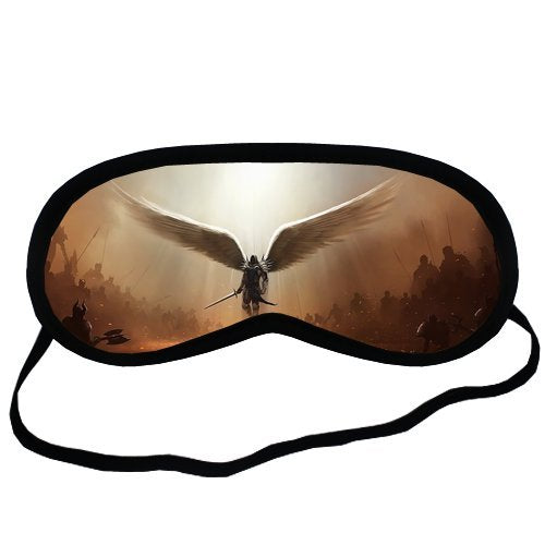 Angels Sleeping Mask archangel_tyrael Soft Cotton Travel Eye Mask Cover Shade Blindfold Rest Shield
