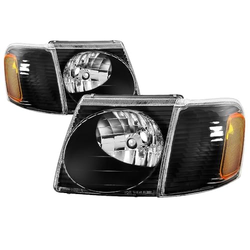 OEM Style Xtune Headlights (HD-JH-FEXP01-ST-BK) (Akkon)