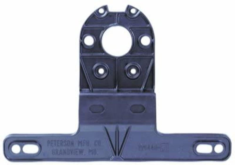 License Bracket Peterson B440-09, Universal, Black Plastic, 8.5"X2.75"