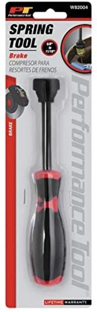 Brake Spring Tool Performance Tool W82004 - Heavy Duty Removal and Installation Tool for Brake Shoe Return Springs and Hold-Down Springs
