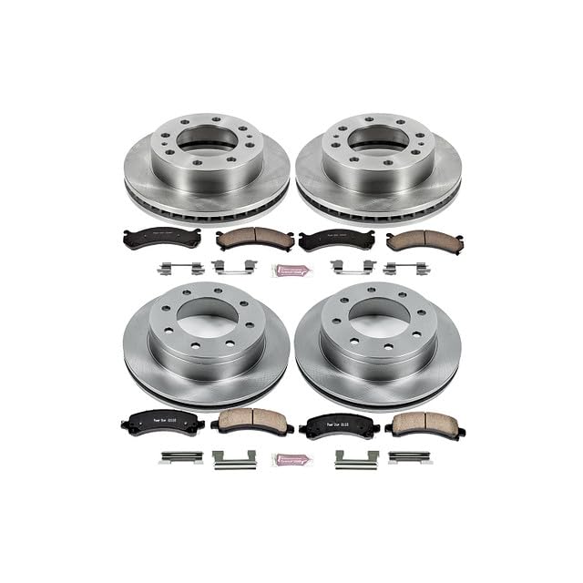Power Stop KOE2072 Replacement Brake Kit-OE Front and Rear Brake Rotors & Ceramic Pads