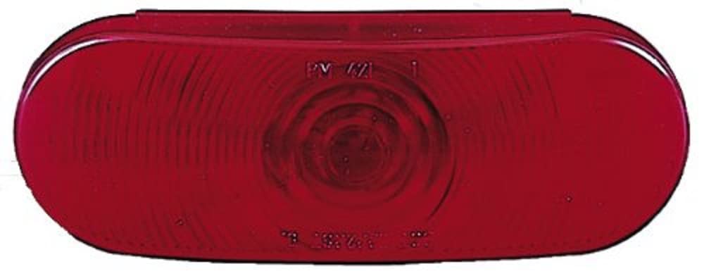 6.5-Inch Oval Peterson Manufacturing Red Stop Turn and Tail Light