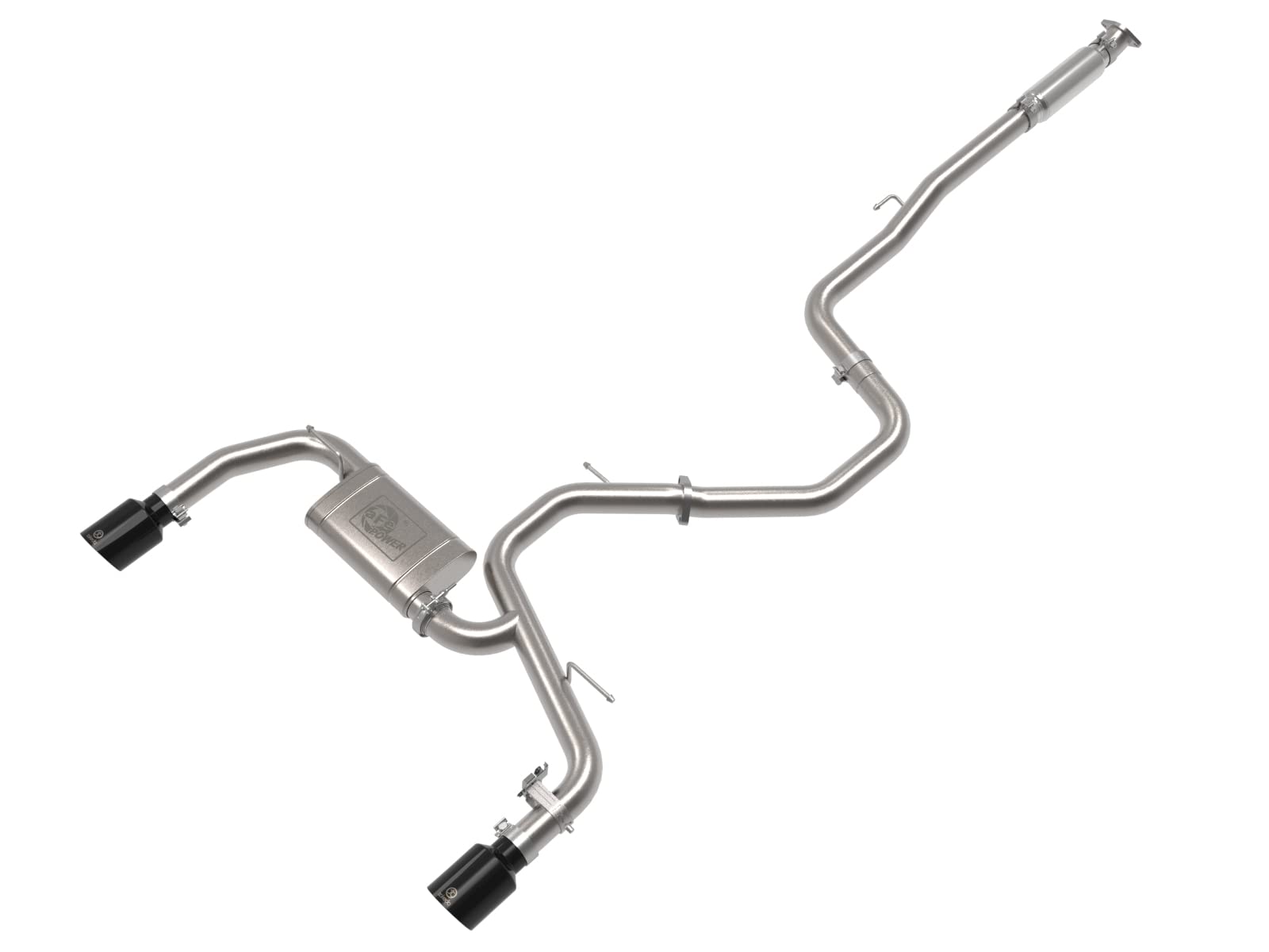 aFe Power 3 IN Takeda 304 Stainless Steel Cat-Back Exhaust w/Black Tips Fit Hyundai Elantra N 22-23 L4-2.0L (t) 49-37028-B
