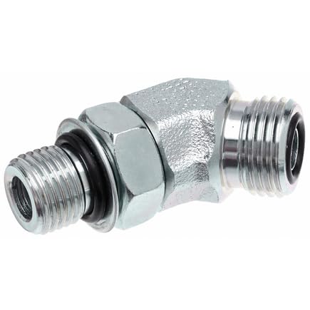 G60805-0406 GA TES Male Flat Face O Ring to Male O Ring Boss 45 (SAE to SAE)