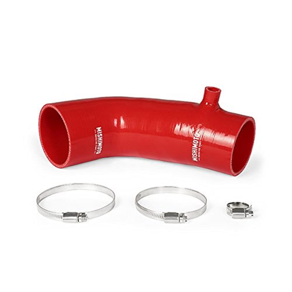 Mishimoto Silicone Induction Hose MMHOSE-CIV-12SIIHRD Fits Honda Civic Si 2012-2015 Red