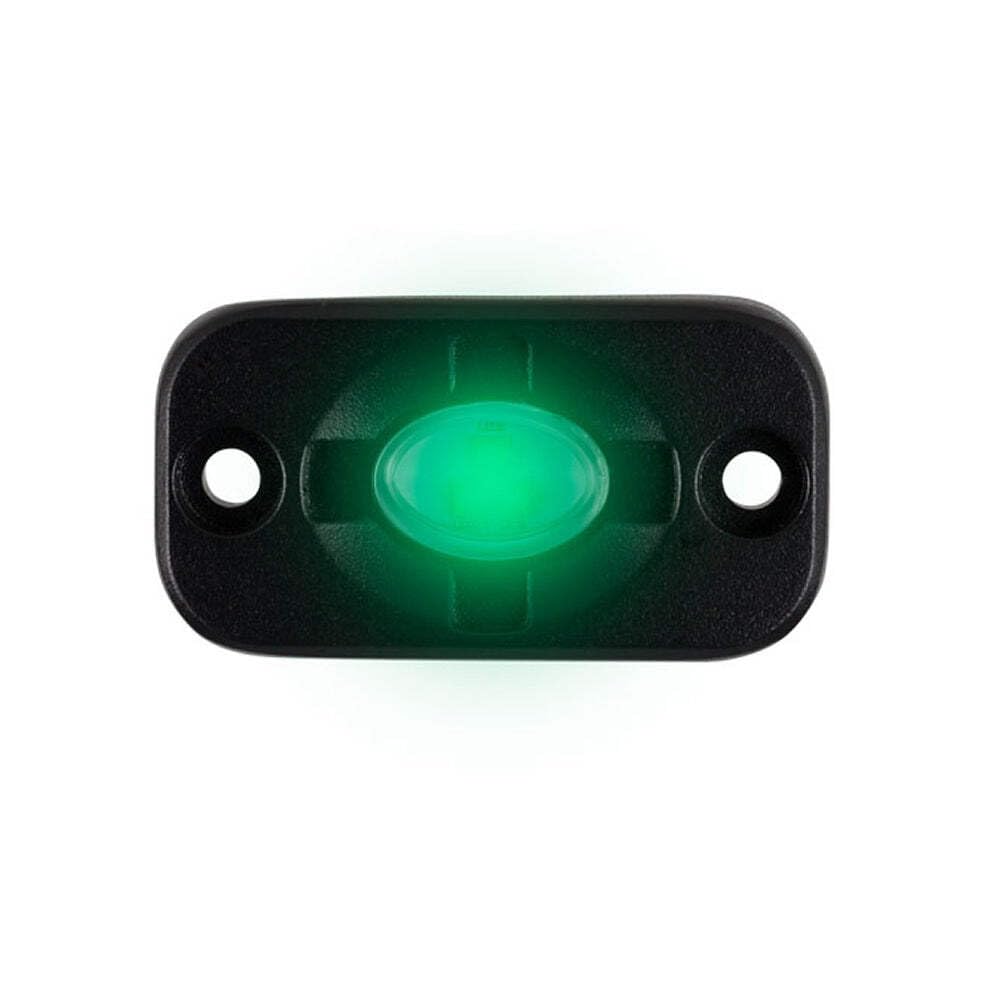 HE-TL1G Heise LED Lighting Systems 1.5-Inch by 3-Inch Aux Lighting Pod (Green)