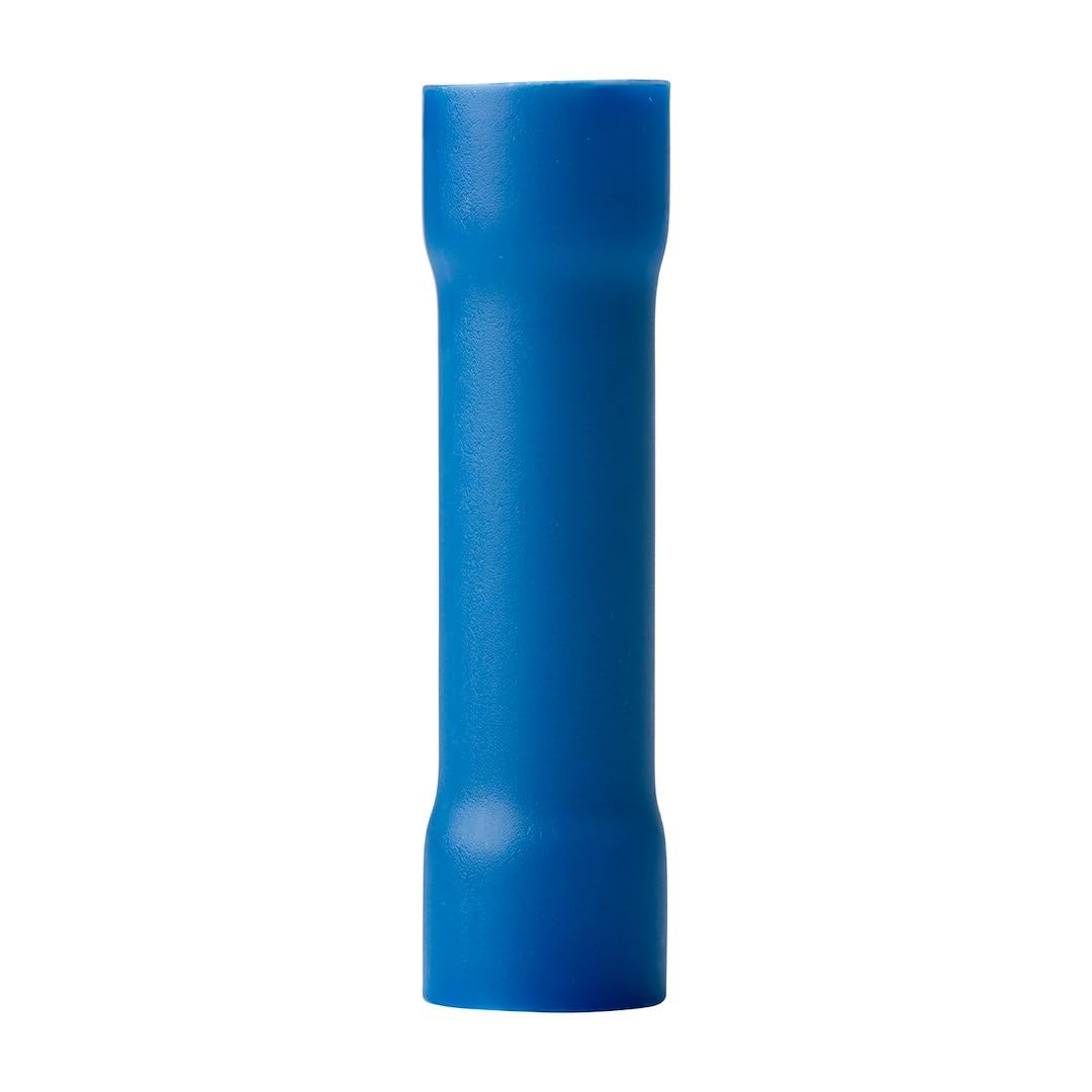 Marine Grade Ancor 230140 Vinyl Insulated Butt Connectors (6-Gauge, Blue, 2-Pack)