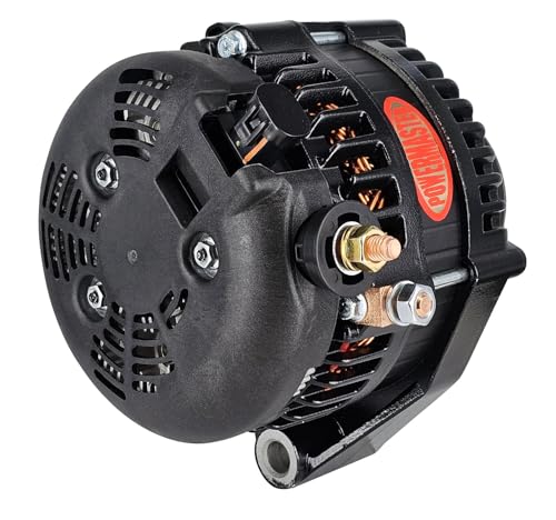Alt GM Denso Powermaster Black 245A Corvette 3" 6 grv Under Drive Pulley 1-Wire