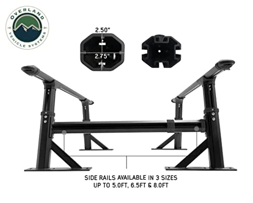 Freedom Rack Systems Overland - 6.5' Truck Bed, Uprights, Cross Bars and Side Support Bars
