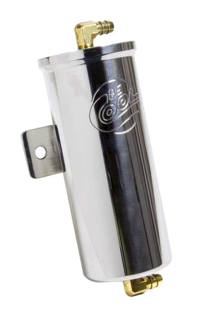 Polished Finish Be Cool 71003 Diamond-Cut Vented Recovery Tank, 1 Pack