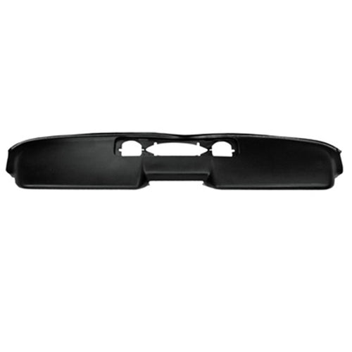Black Dash Pad Scott Drake, Compatible with 1966 Ford Mustang, Model C6ZZ-6504290-BK