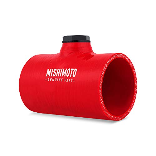 Mishimoto Silicone Coupler 2.5" w 1 8" NPT Bung Red