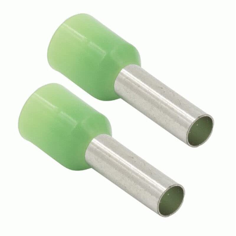 10 Ga Install Bay Green Ferrules - Package of 100