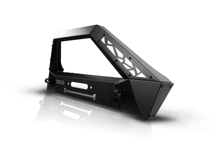 Attica4x4 Cobra Tek - Front Bumper Terra Series | Compatible with Jeep Gladiator JT (2019-2023) / Wrangler JL (2018-2023) | Heavy-Duty Steel | Easy Installation | Off-Road Adventure-Ready.
