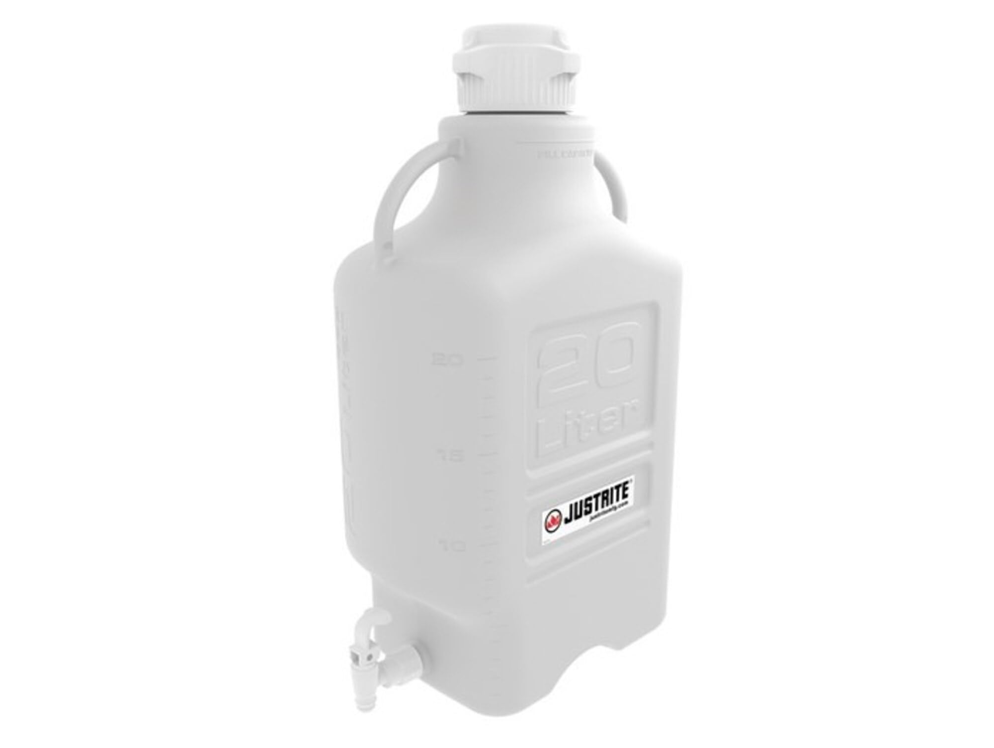 Carboy JUSTRITE,PP, 20L, 83MM Cap, W/SP (12940)