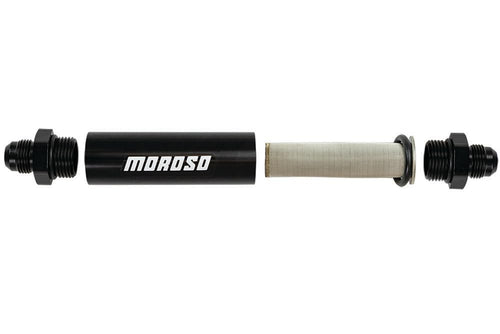 Inline Fuel Filter Moroso 65234, #10AN Fittings