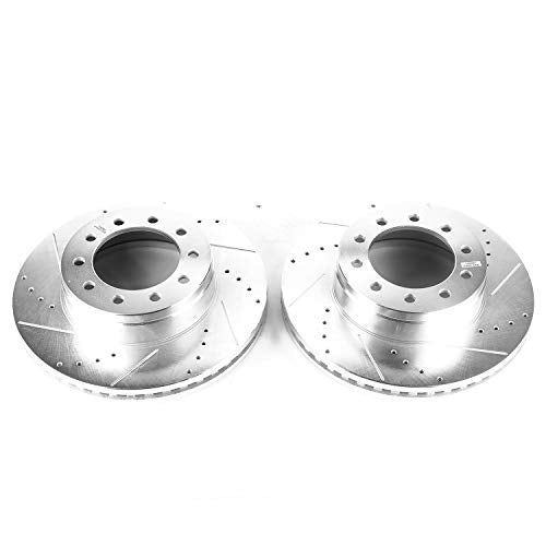Power Stop Front AR85189XPR Drilled and Slotted Performance Rotors