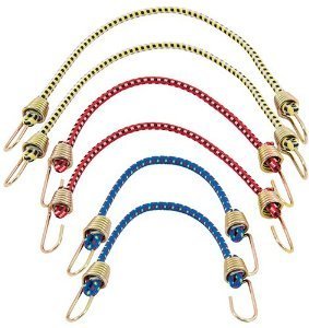Assorted Keeper Bungee Cord Set 10 in. L x 0.16 in. 1 pk
