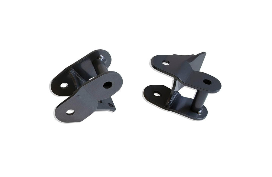Part# 3032RH MAX TRAC SUSPENSION'S is A Pair of 2" Rear Lift Hangers FABRICATED from Steel & Powder Coated Grey