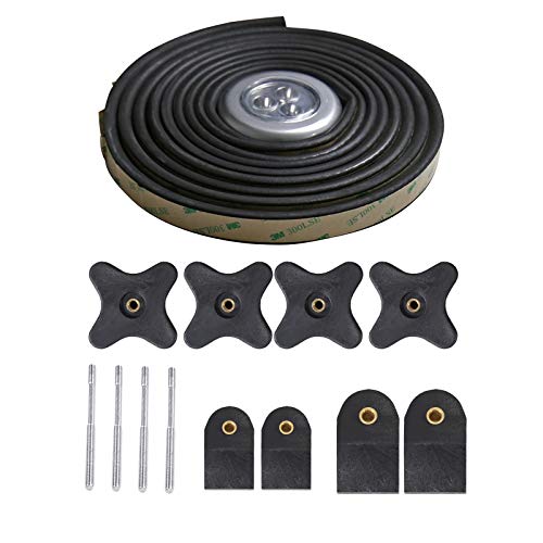 Tri Fold Cover Spec-D Tuning Compatible with Dodge Ram 8.0' Bed 2002-2018