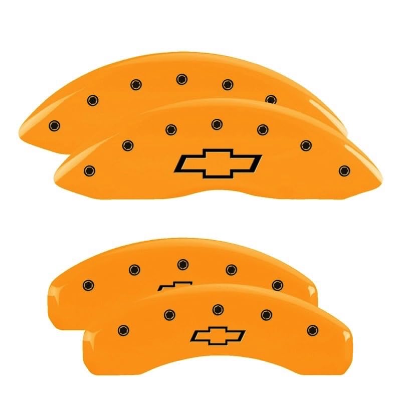 MGP 14256SBOWYL Calipers Bowtie, Yellow/Black