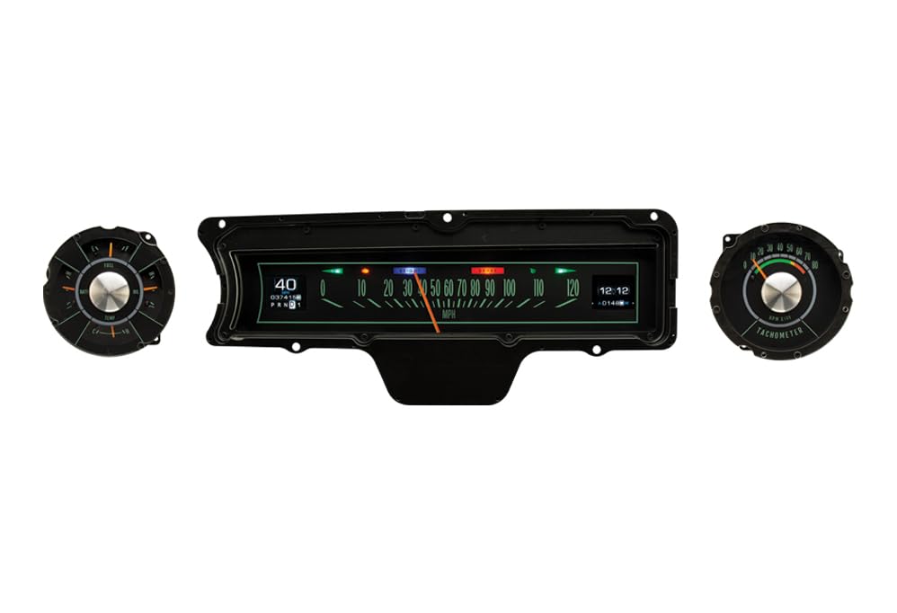 Dakota Digital RTX Gauge Instrument System RTX-65C-IMP-X Compatible with Chevy 1965 Caprice/Impala