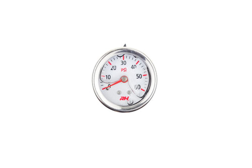 Liquid Filled Fuel Pressure Gauge Red Horse Performance 5001-60-1