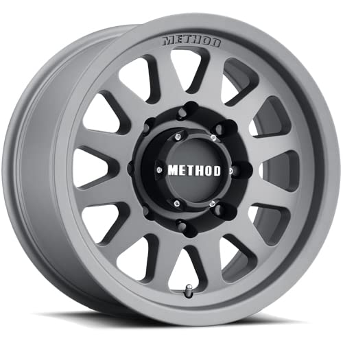704 HD Method Race Wheels Titanium Wheel (17 x 9. inches /8 x 180 mm, 18 mm Offset)