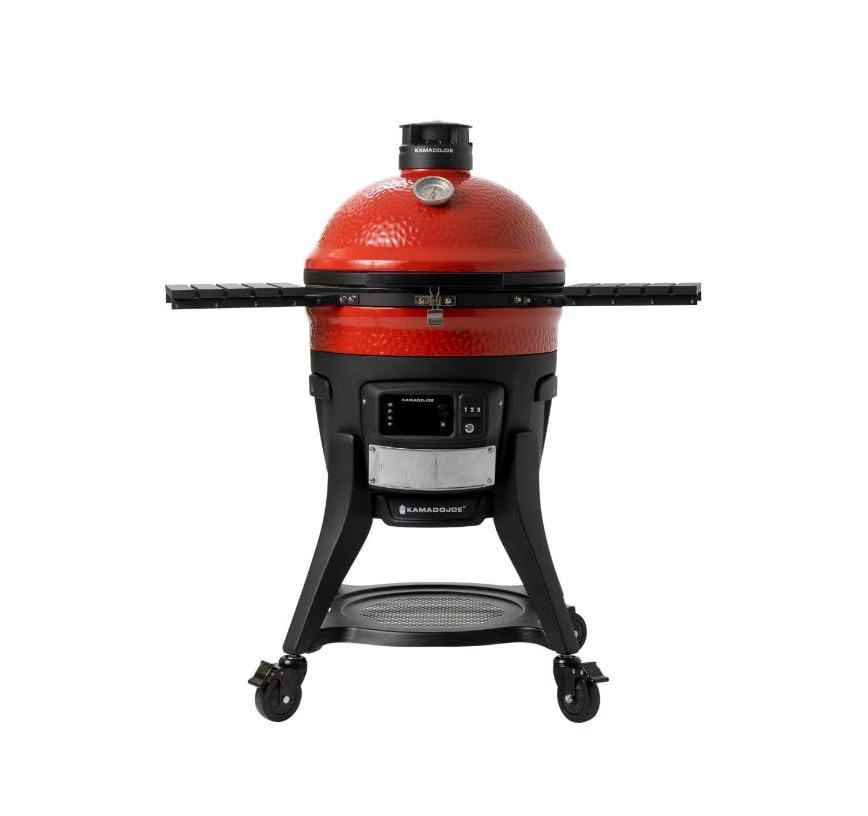 Kamado Joe 18 in. Konnected Joe Digital Charcoal Grill and Smoker with Auto-Ignition and Wi-Fi Temperature Control KJ15041123