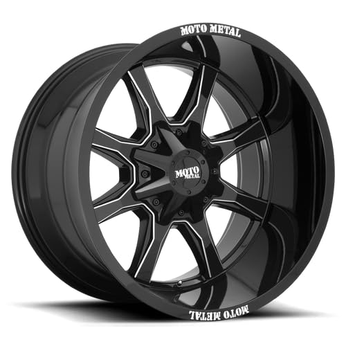 Moto Metal 17X8 MO970 G-BLK MILL SPK 00MM 5X5.0/5.5 - MO970780353B00