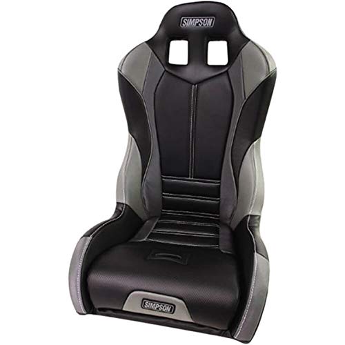 Front Simpson PRO Sport Seat Black/Charcoal/Grey [107-305]