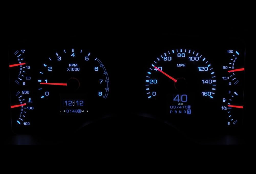 Dakota Digital Retrotech Gauge Instrument System RTX-90F-MUS-X Compatible with Ford 1990-93 Mustang