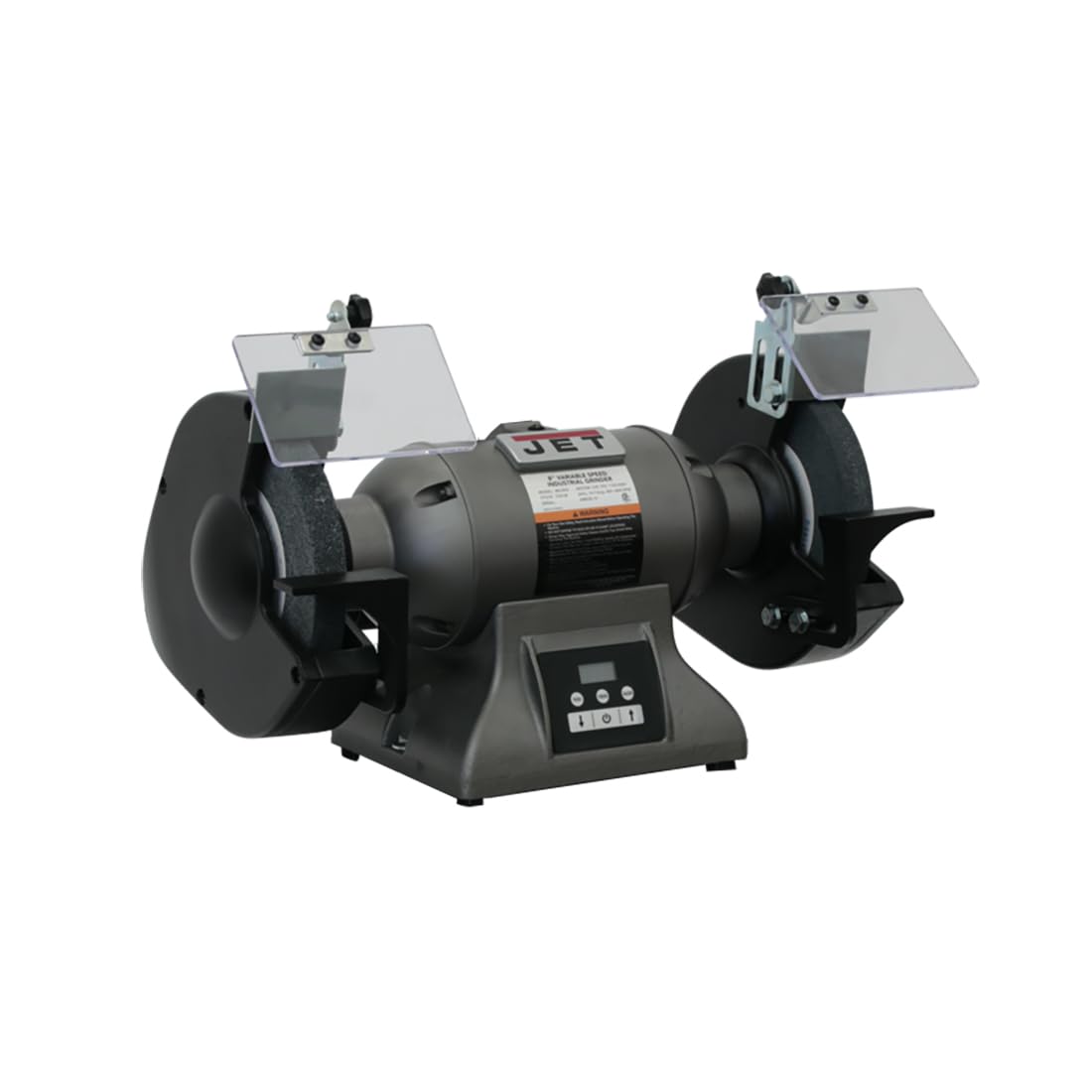 JET 1 HP 8-Inch Industrial Bench Grinder, Variable Speed, 115/230V 1Ph (IBG-8VS)