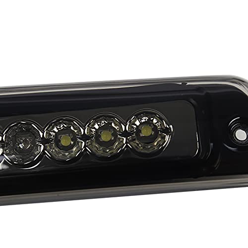 Smoke LED SPEC-D TUNING 3rd Brake Light Compatible with 1994-2001 Dodge RAM 1500/2500/3500, 2002 Dodge RAM 2500/3500 Models With Old Body Style
