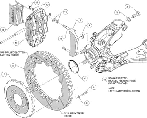 12.88" FNSL6R Front Hat Kit