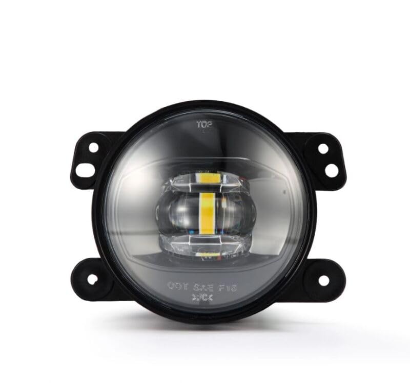 Jeep Wrangler JL & Gladiator JT AlphaRex Fog Lights (Dual Color LED Projector, Rubicon/Sahara Compatible)