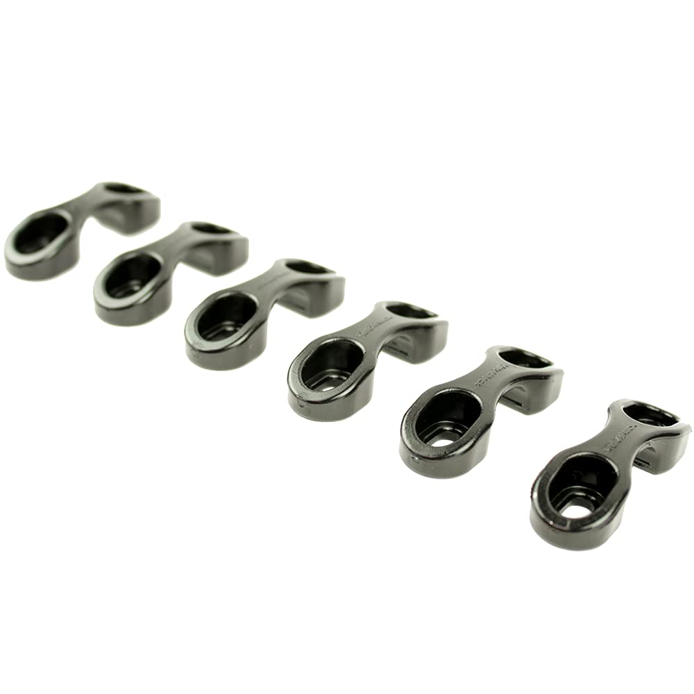Snagless YakAttack Padeye Kit, 6 Pack | Low-Profile Padeyes with Stainless Self-Threading Screws | Snag-Free Design for Kayak Rigging & Paddle Sports | Made in USA