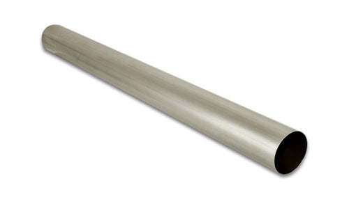 Power Vibrant Performance 13369 Tubing, Straight, CP1 Titanium, Natural, 1.75 in. Outside Diameter, 39.375 in. (1 meter) Overall Length, each